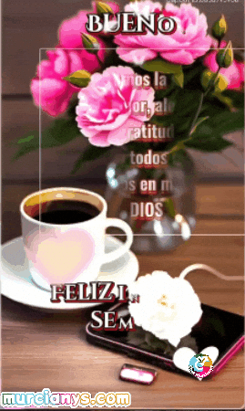 Buenos Dias Poniendo GIF by Murcianys LLC