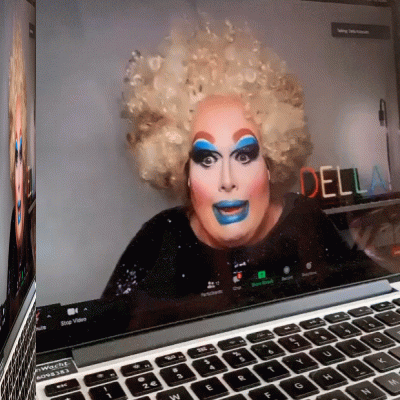 dellakatessen giphyupload drag queen melbourne della GIF