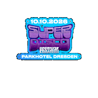 Logo Festival Sticker by DISCO DICE