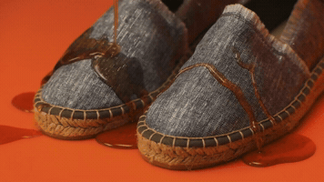 Nano coating Stay Dry on summer shoes
