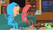 Out Of Office Vacation GIF by Adult Swim
