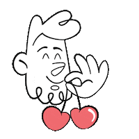 Cartoon Love Sticker