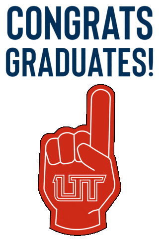 Congrats Grad Sticker by Utah Tech University