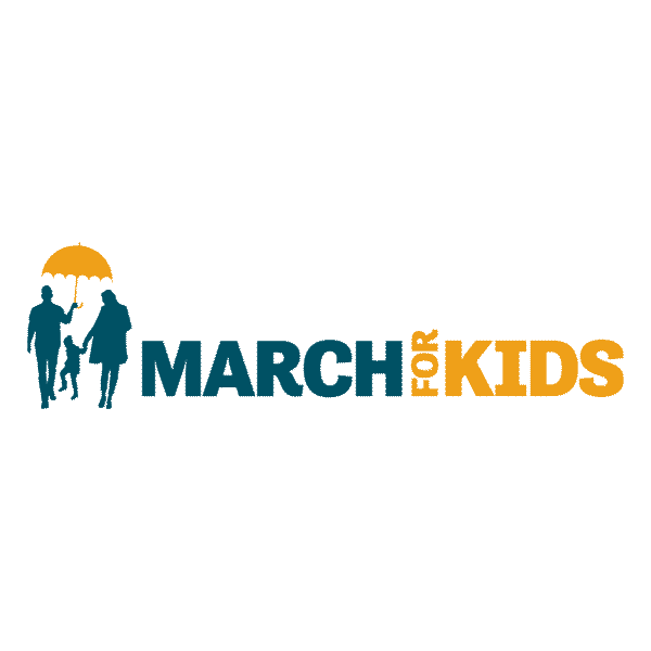 MarchforKids family sunshine children stand up Sticker