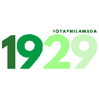 iota1929delta 1929 1930 iota phi lambda business sorority Sticker