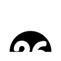 Number Blanco Sticker