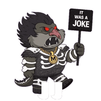 Just Kidding Lol Sticker