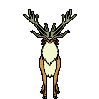 Deer Ghibli Sticker