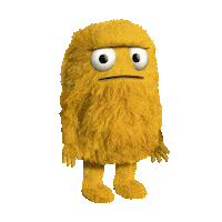 oamk_ouas angry yellow upset furry Sticker