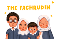 omar zizi puttyannisa the fachrudin papa fachmi Sticker