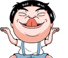 tenkdraws mock ridicule tenk 屁孩 Sticker