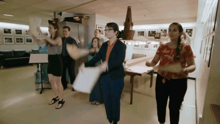 office dancing GIF by The Kennedy Center