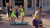 cbs fun running big brother the amazing race GIF