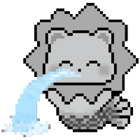 Pixel Sun Sticker