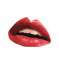 lips talk Sticker by Luca Mainini