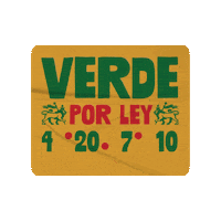Verde Rasta Sticker by 710Love