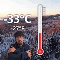 Negative Thirty Three Degrees GIF