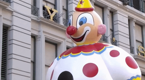 Clown GIF by The 94th Annual Macy’s Thanksgiving Day Parade