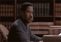 Serious Denzel Washington GIF