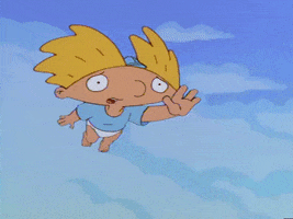 flying hey arnold GIF