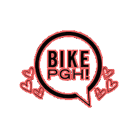 Bikepgh Bike Love Sticker by Bike Pittsburgh