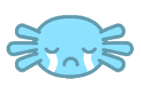 Sad Cry Sticker
