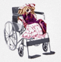 Wheelchair Yukari GIF