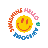 Happy Sunshine Sticker by The Workbench