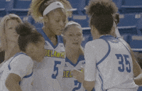 ncaa sports basketball GIF by Delaware Blue Hens
