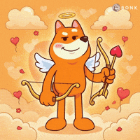 Winking Heart Arrow GIF by BONK
