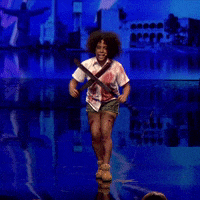 dominicanasgottalent scary warning danger cutting GIF