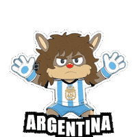 Vamos Argentina World Cup Sticker
