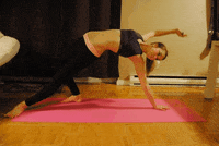 home video yoga GIF