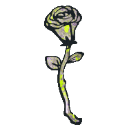 ACIDFLWRS flower neon rose marble Sticker