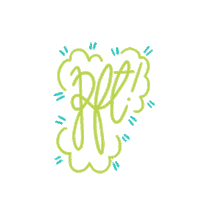 Happy Lettering Sticker