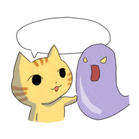 tuan_tuan ghost stop talk dialogue GIF