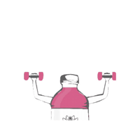 Fitness Workout Sticker by Lady Buddha Kombucha