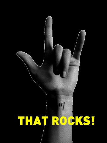 zeppelingroup giphygifmaker you rock rocking zeppelin GIF