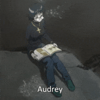 FBBVacuity anime reading anime girl sitting GIF