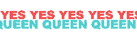 Pink Yes Sticker by NSP Studio