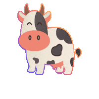 Carlyita cow milkshake carlyita carlyita va Sticker