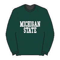 Go Green Michigan Football Sticker by Michigan State University