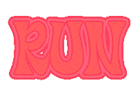 Run Sale Sticker by Alexandra Five