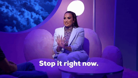 Stop It Demi Lovato GIF by The Roku Channel