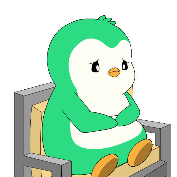Sad Penguin Sticker by Abster