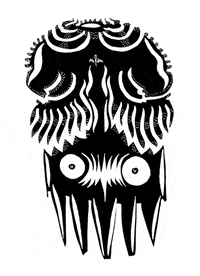 black and white art GIF by Miron