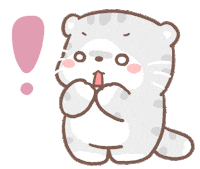 Cat Frighten Sticker