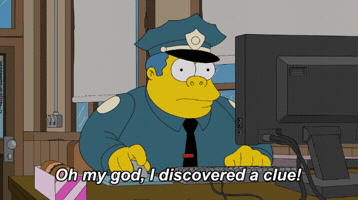 Working Chief Wiggum GIF by The Simpsons