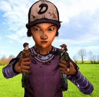 Playing The Walking Dead Game GIF
