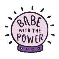 brittanypaigedesigns power babe paige brittany Sticker